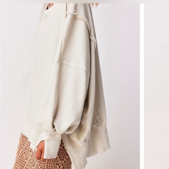 Free People Off White Camden, Sz M - Picture 3 of 4